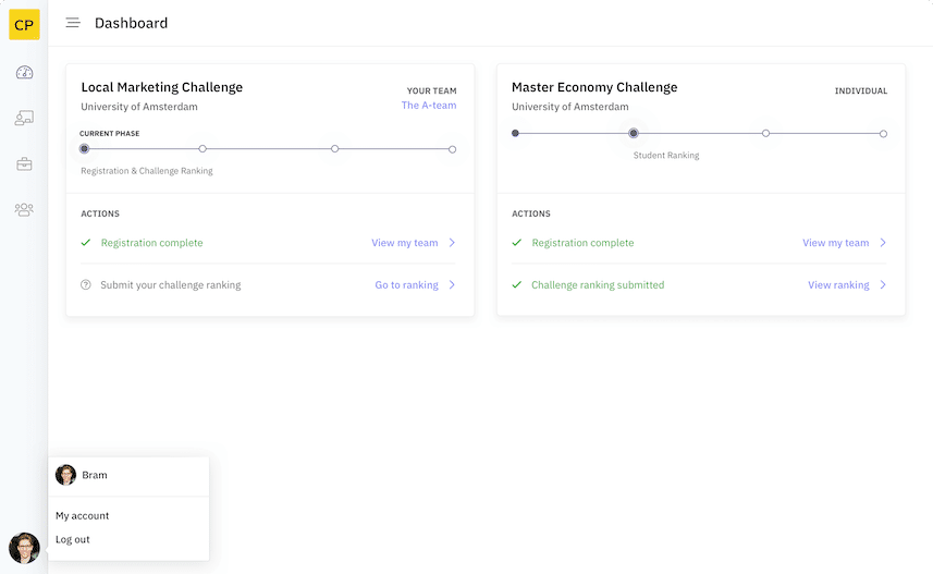 Matching platform for students & companies